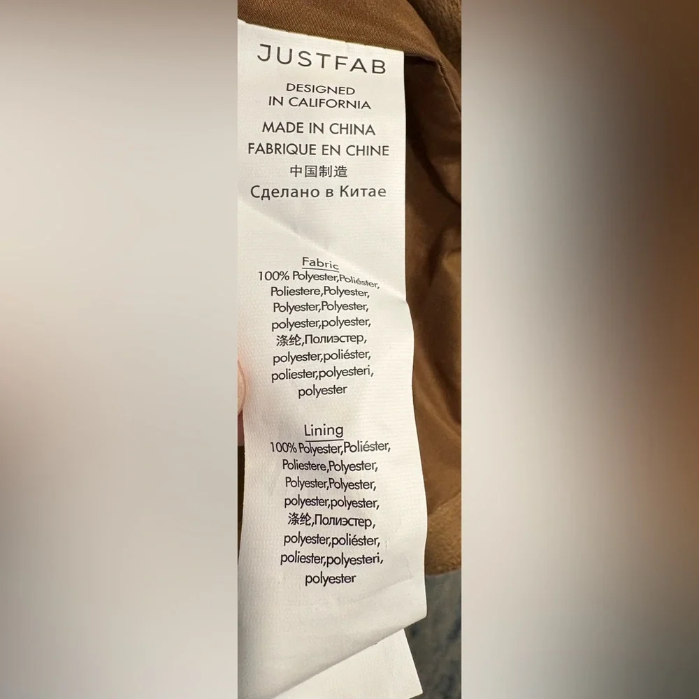 JustFab Tan Women's Blazer - Picture 5 of 10